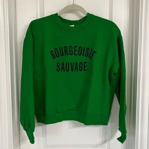 Clare V Bourgeoisie Sauvage Sweatshirt